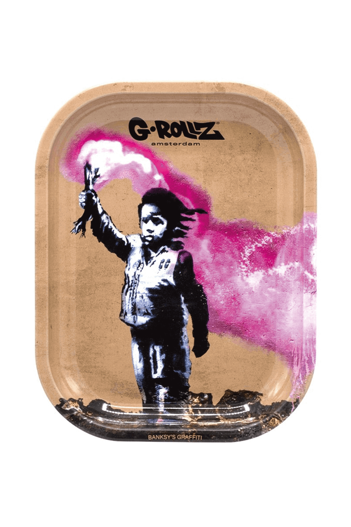 TRAY Banksys Torch Boy small