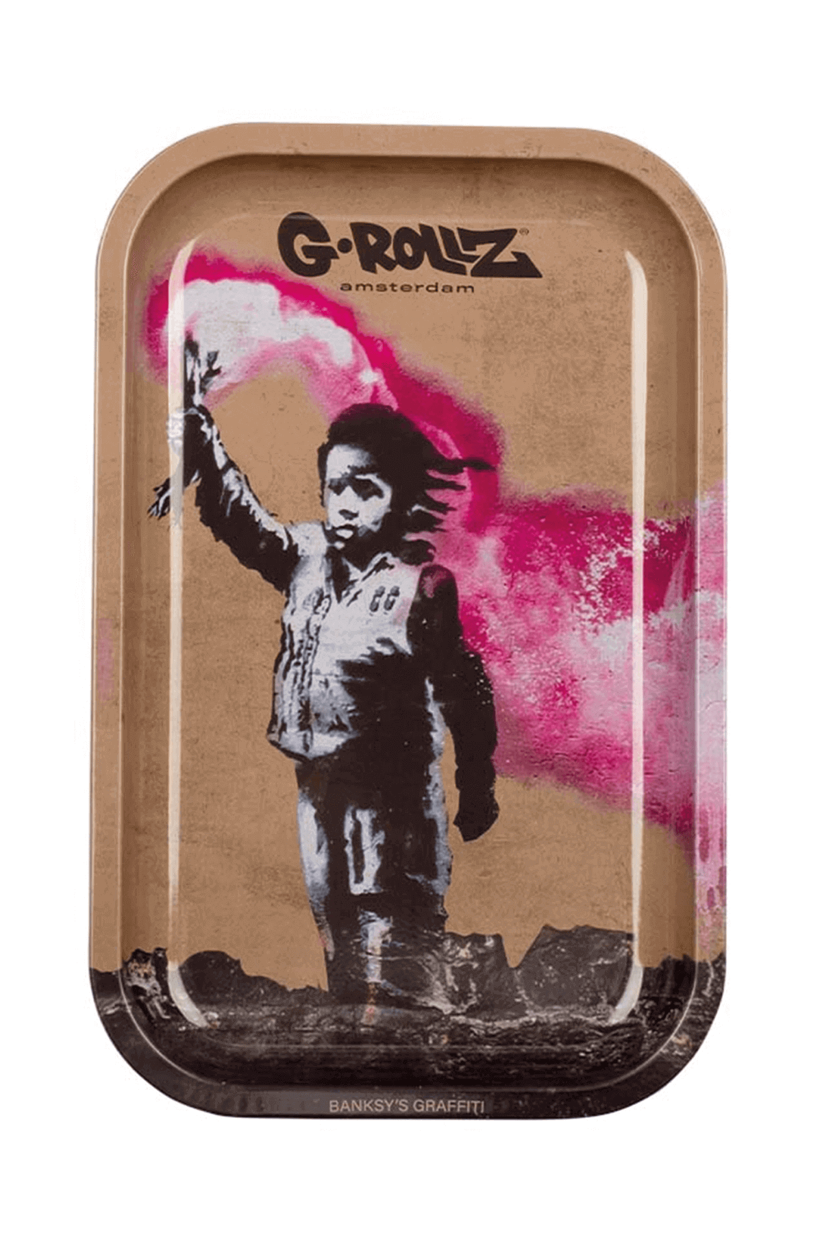 TRAY Banksys Torch Boy medium